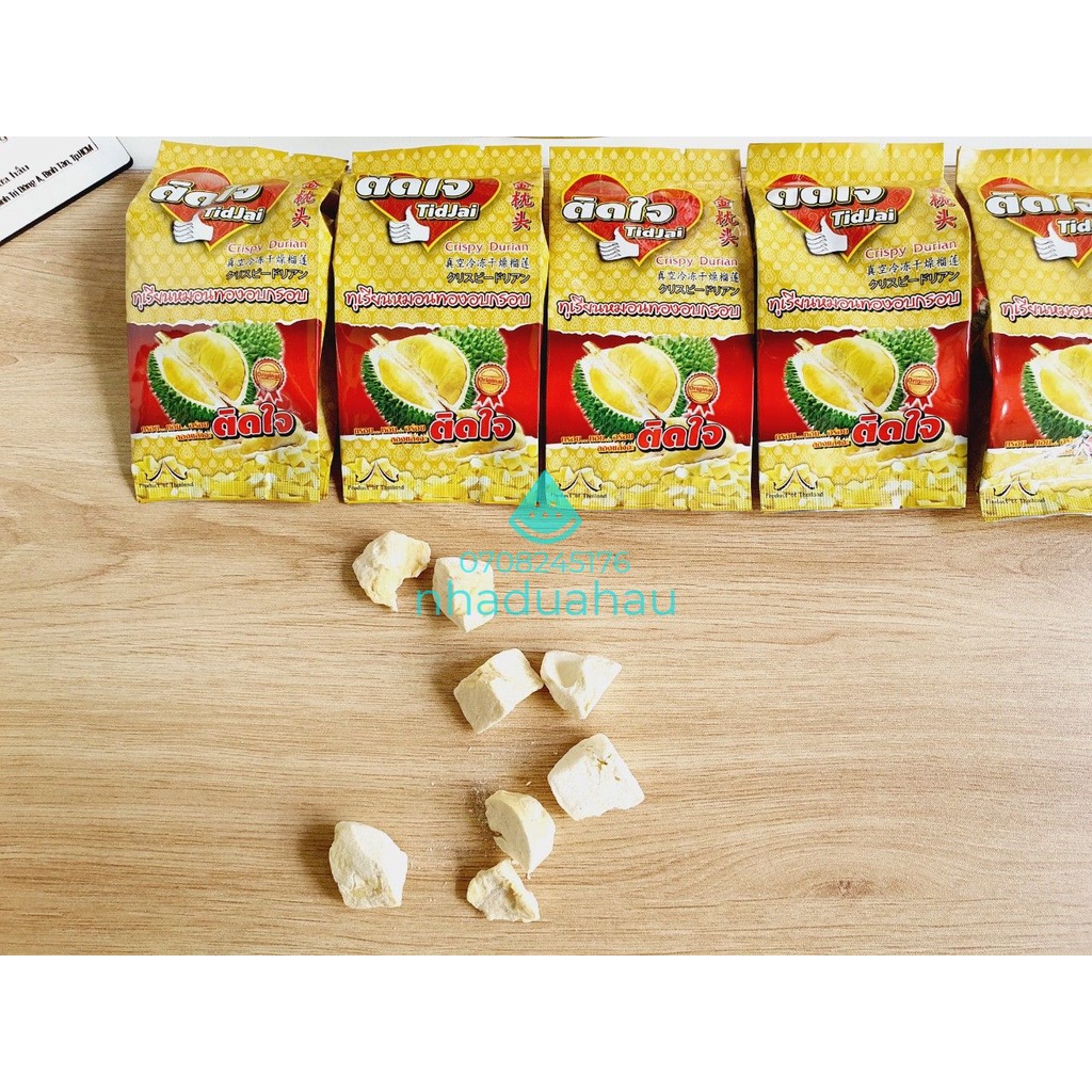 Lẻ một gói nhỏ sầu riêng sấy lạnh Thái Lan gói nhỏ 45g
