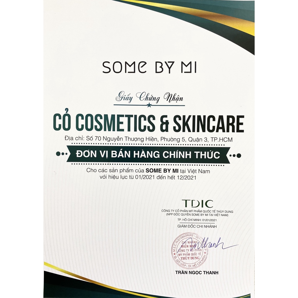 Kem Chống Nắng Ngừa Mụn Some By Mi Truecica Mineral Calming Tone Up Suncream 50ml