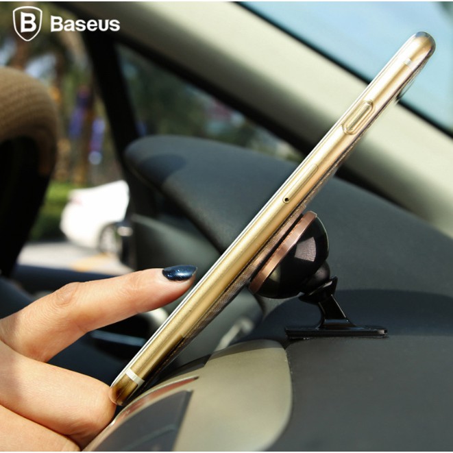 Giá đỡ điện thoại trên ô tô Baseus - Đế hít nam châm smartphone oto xe hơi xe máy baseusmall