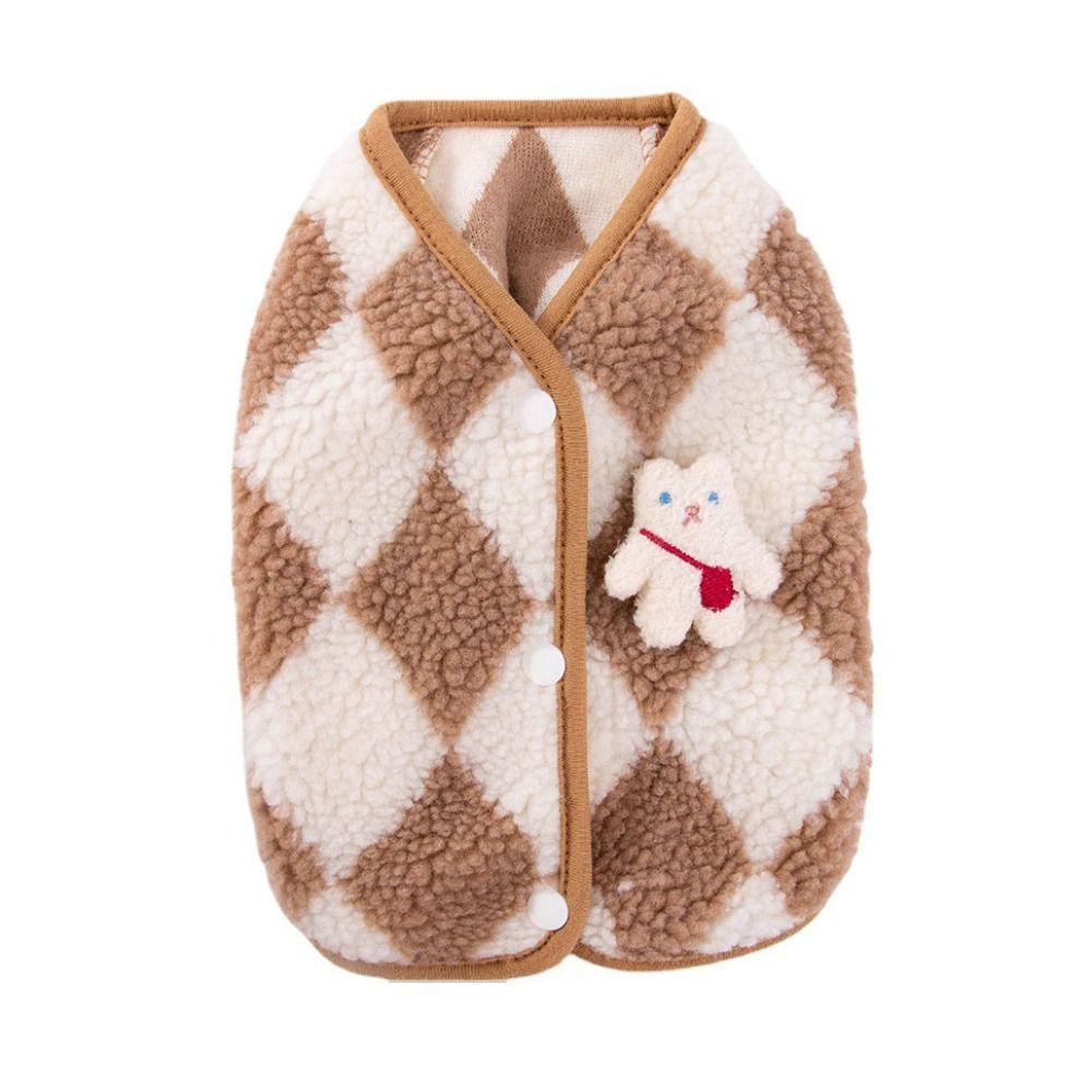 Áo Khoác Vải Nhung San Hô Mềm Mại Siêu Nhẹ Thời Trang Mùa Đông Cho Thú Cưng