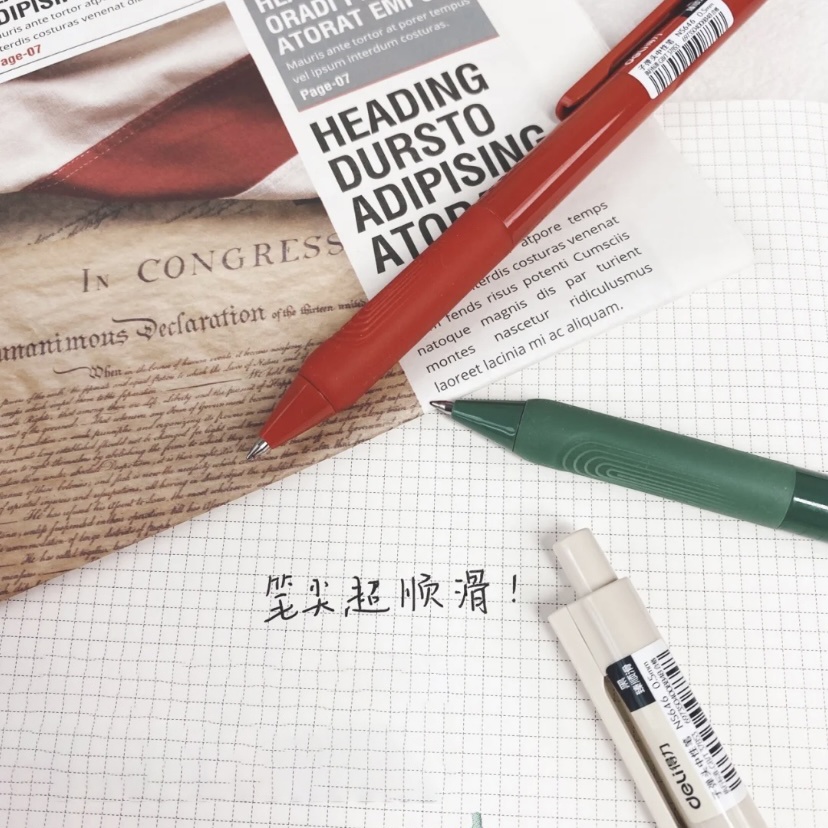 Deli Bút Mực Đen Ngòi 0.5mm Phong Cách Retro