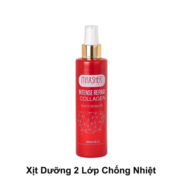 MAXSHER INTENSE REPAIR COLLAGEN sữa xịt dưỡng tóc 2 lớp | BigBuy360 - bigbuy360.vn