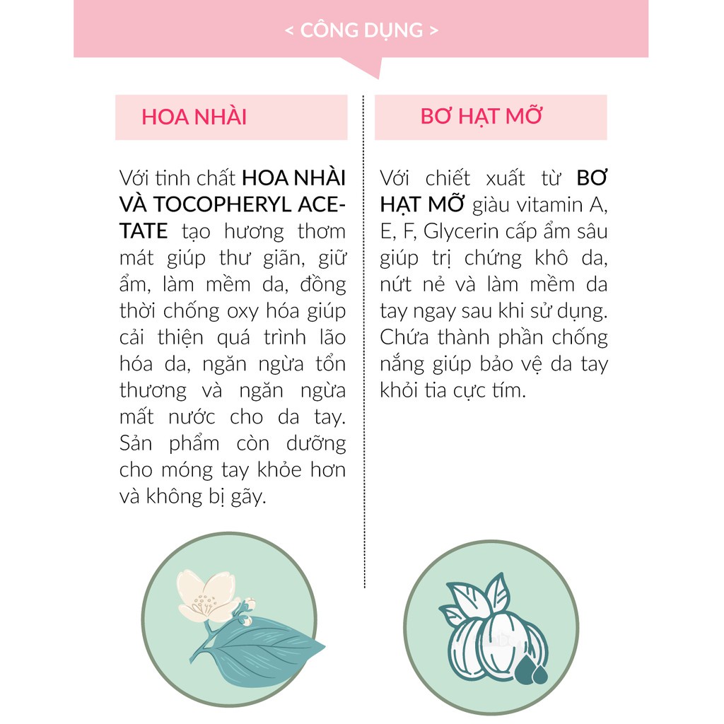 [Nhận quà 200k] Kem Dưỡng Da Tay Cấp Ẩm Trắng Và Mềm Da Hương Nhài Thơm Mát 100ml FSAM STORE | BigBuy360 - bigbuy360.vn