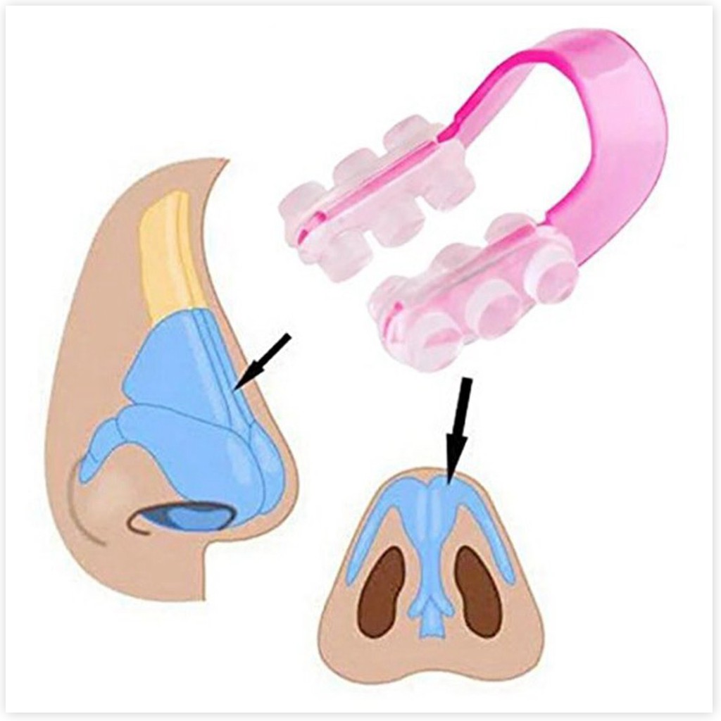 Dụng cụ làm đẹp  🔖1 ĐỔI 1 🔖  Dụng cụ kẹp mũi làm thon và nâng mũi an toàn không cần đi thẩm mỹ 4827