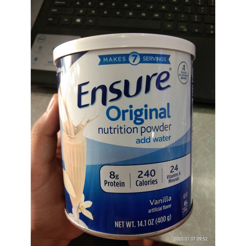 Sữa ENSURE ORIGINAL NUTRITION POWDER Mỹ combo 6 lon 278