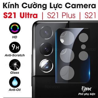 Kính Cường Lực Camera Samsung S21 Ultra, S21 Plus, S21, S20 FE – Độ Cứng 9h Siêu Bảo Vệ Cụm Cam Lồi