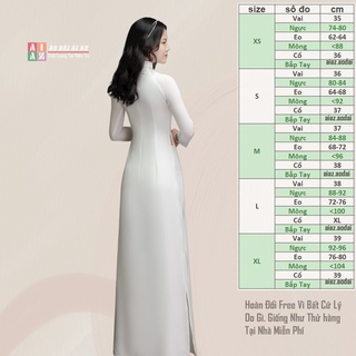 Áo Dài Trắng Học Sinh 4 Tà  HS02