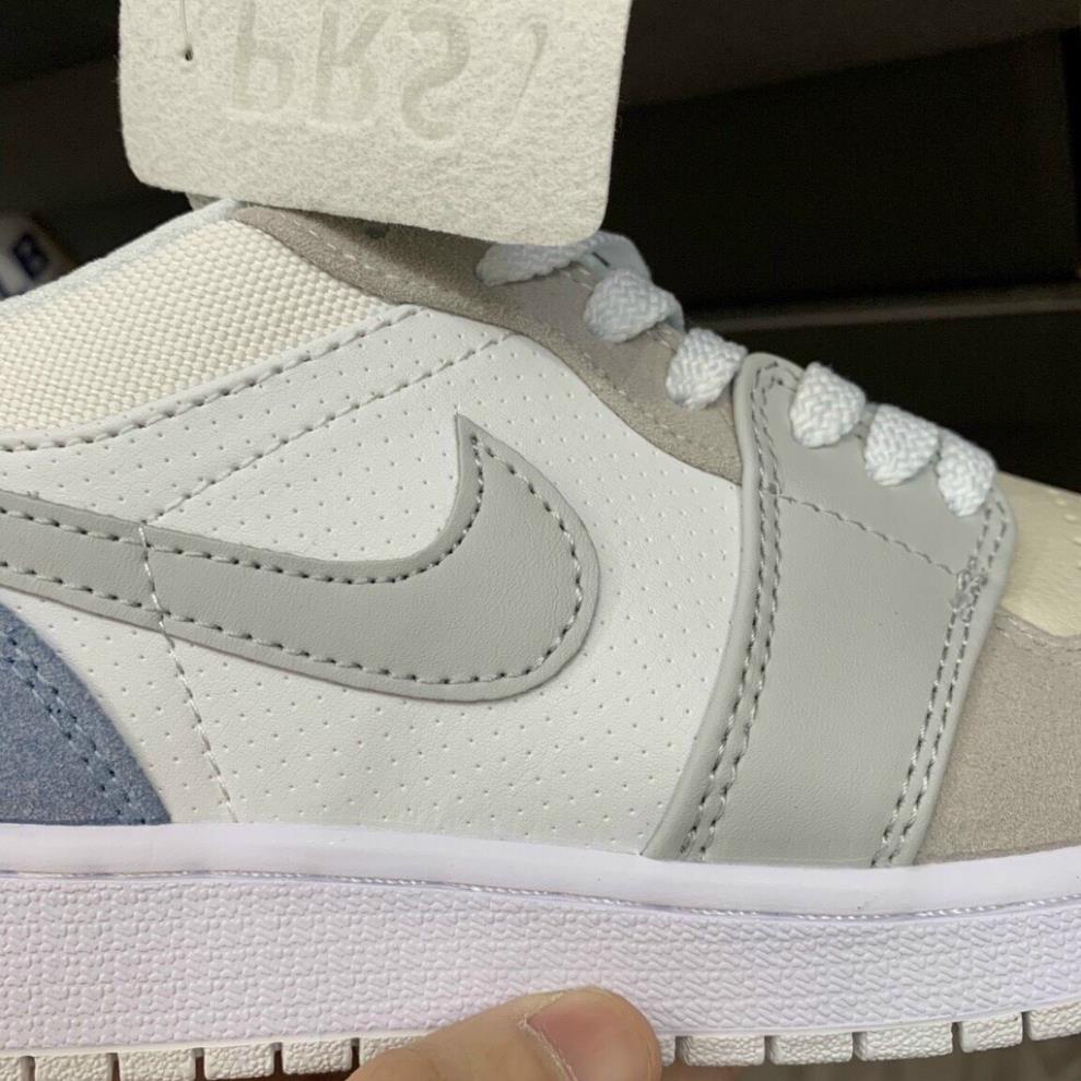 Xả Kho Lẻ Size Giày Jd 1 Low Paris Màu Xám Nam Nữ, Giày Sneaker JD1 Paris Cổ Thấp Bản Đẹp Full Box bill