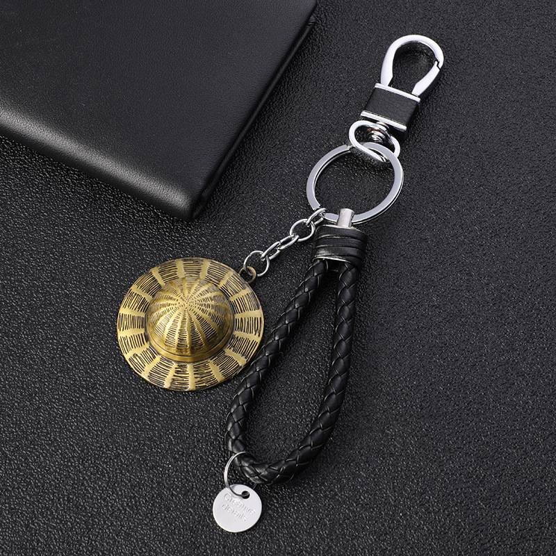 Móc Khóa Kim Loại Mặt Hình Mỏ Neo One Piece Cho Cặp Đôi