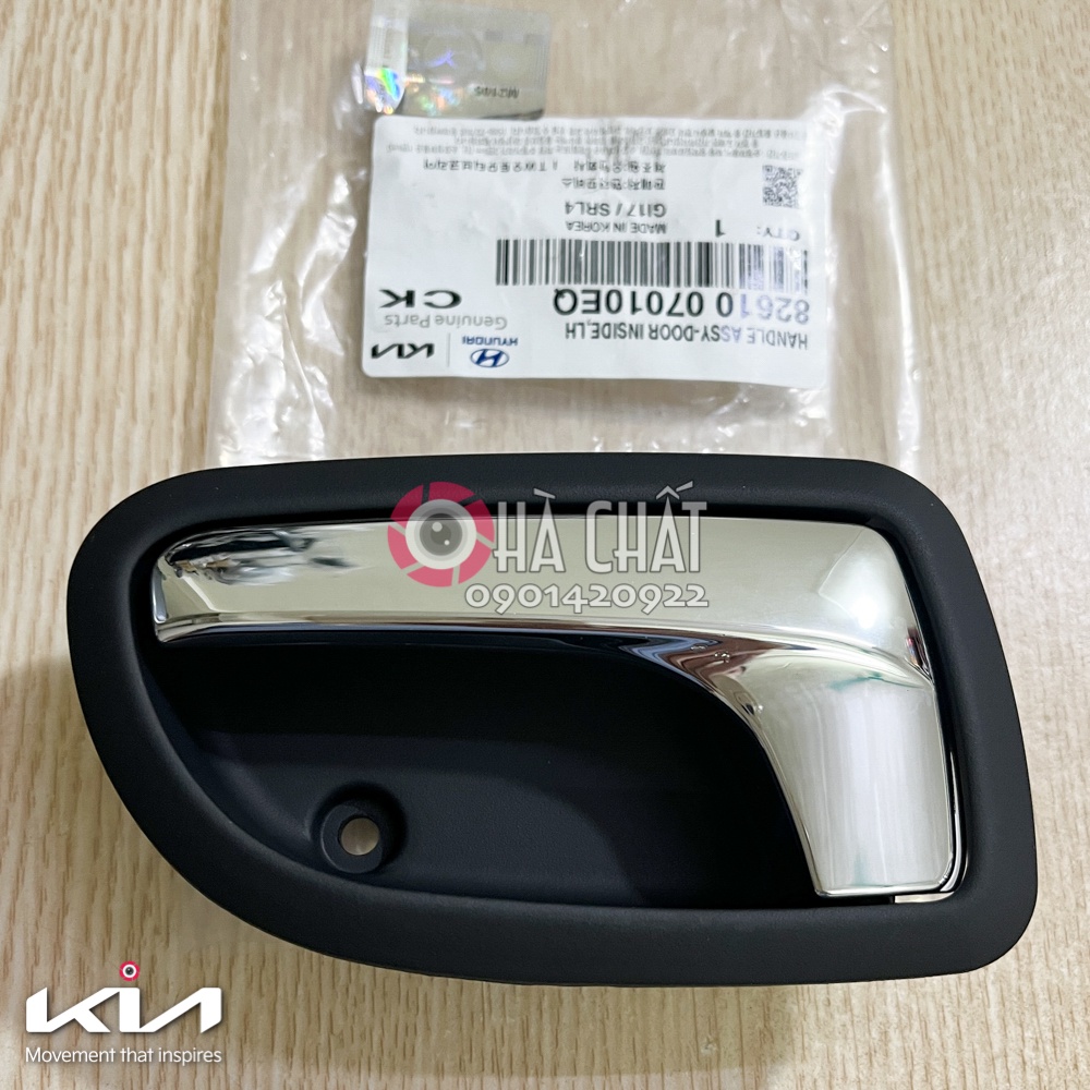 Tay mở nắm cửa trong KIA MORNING mạ Chrome 🚘 Nhập khẩu chính hãng KIA MOTORS Hàn Quốc