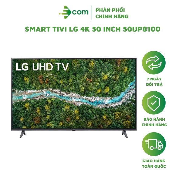 Smart Tivi LG 4K 50 inch 50UP8100 mới chính hãng - Bảo hành 24 tháng