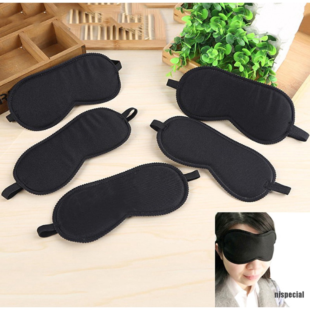 [nis-beauty] Black Sleep Eye Mask Filled Sunshade Travel Sleep Relaxation Aid Blinds Eyes