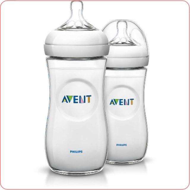 Bình sữa Avent Natural 330ml ( Núm số 4: 6 tháng +)