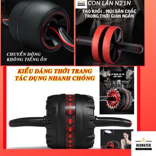 Con lăn tập cơ bụng jobur, con lăn tập thể dục thể thao, dụng cụ tập thể dục trong nhà