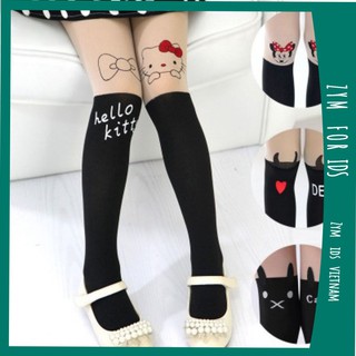 Quần tất giả bốt cho bé gái micky kitty