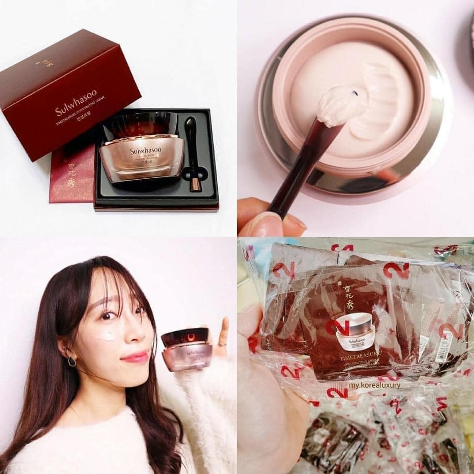 Combo 12 gói Kem thông đỏ chống lão hoá Sulwhasoo Timetreasure Invigorating Cream