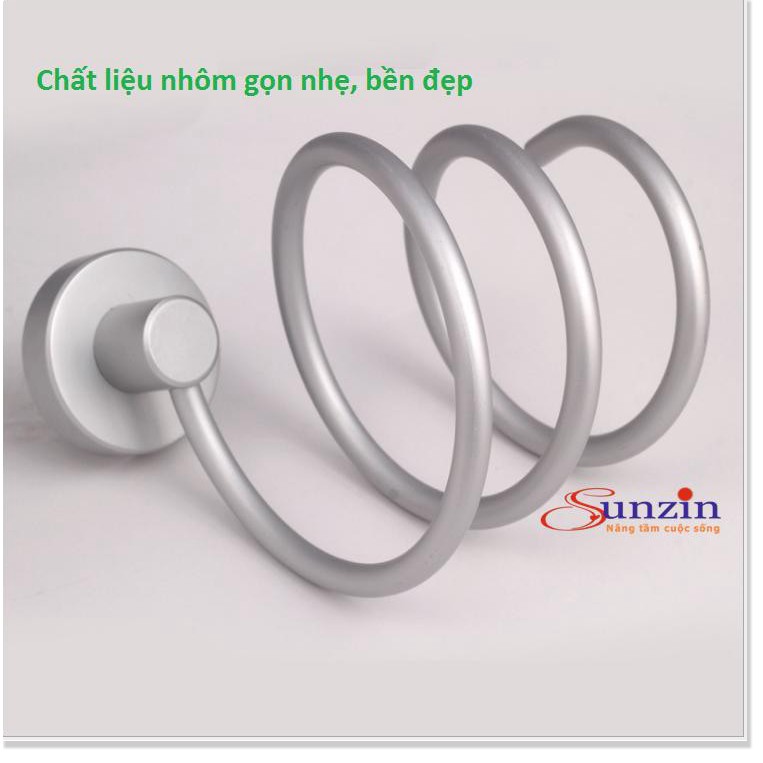 Giá treo máy sấy tóc Sunzin, chất liệu nhôm