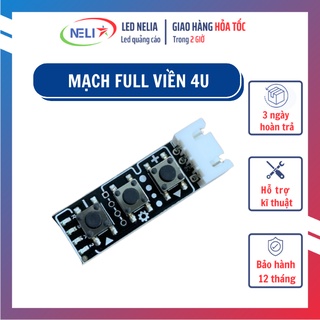 [Có hướng dẫn] Mạch LED full viền chuyên dùng cho bóng full color, chính hãng 4U.