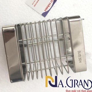 Ống đựng đũa đẹp inox dạng vuông