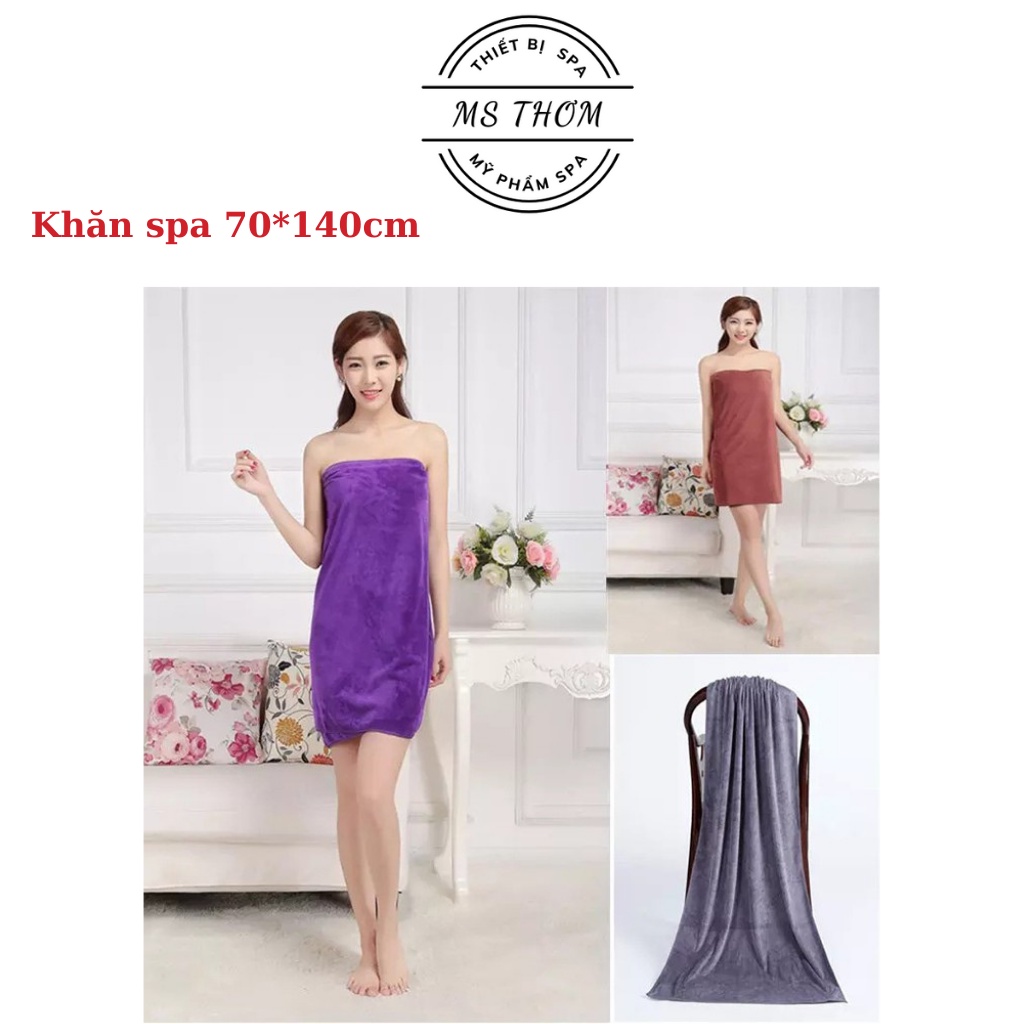 Khăn đắp, khăn quấn body spa 70*140