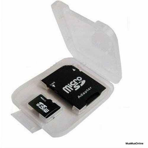 Adapter thẻ nhớ chuyển đổi thẻ Micro SD sang SD - Dùng cho laptop, máy ảnh