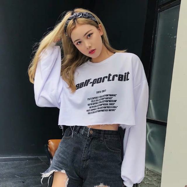 Áo croptop salf