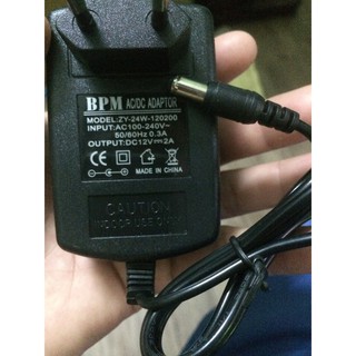 Nguồn Adapter 12V-2A BPM Có Đèn Báo (Chính Hãng)