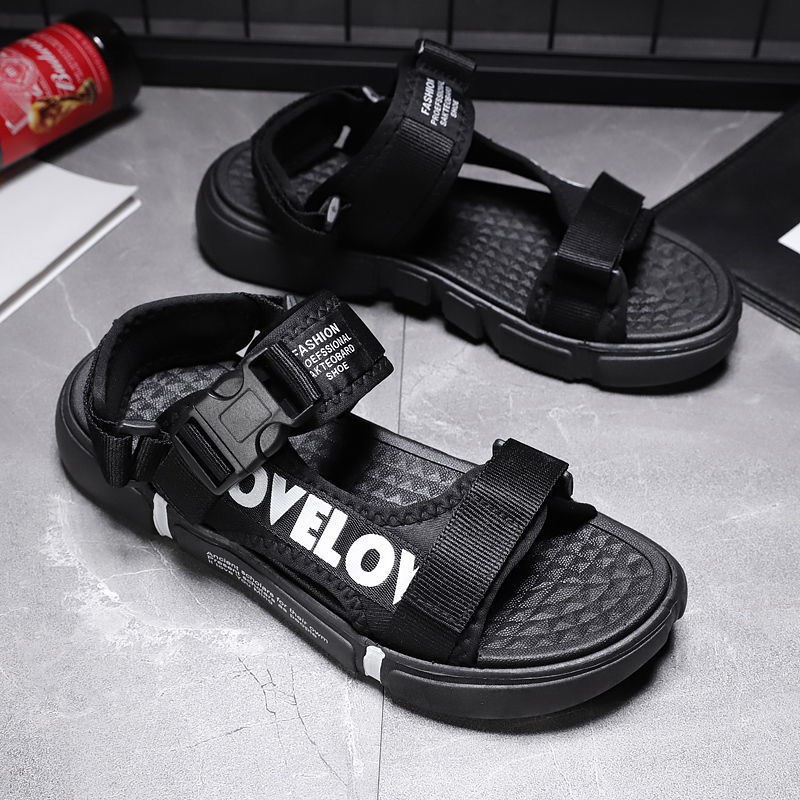 (2 Màu) Xăng đan nam, Dép quai hậu học sinh LOVEE thời trang