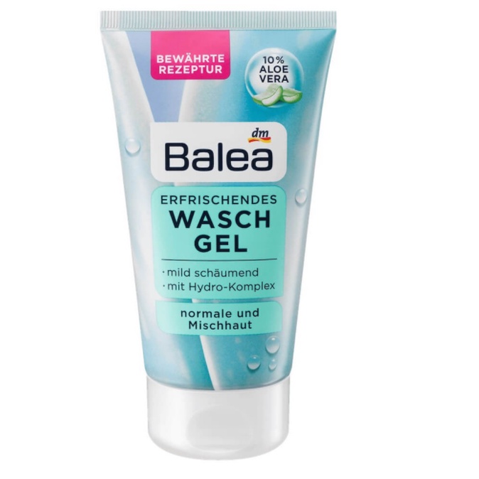 Sữa rửa mặt Balea Lovely Rose 150ml sạch sâu bã nhờn, dầu thừa, dưỡng ẩm - Shop Viloet