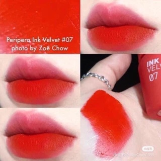 Son kem lì INK màu 07 - ĐỎ CAM