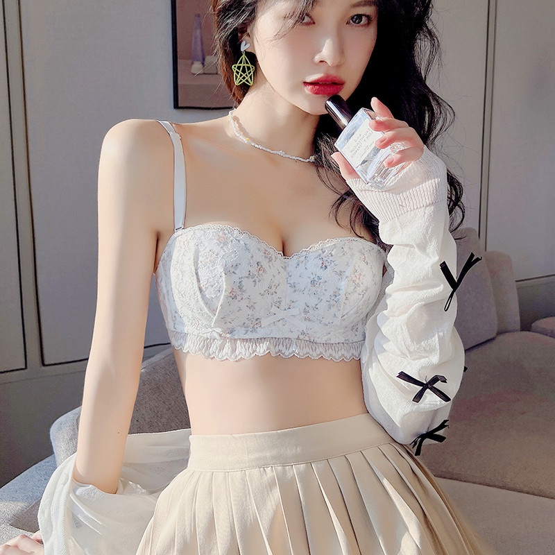 Áo ngực Không Dây Họa Tiết Hoa Thời Trang