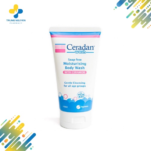 Sữa tắm dưỡng ẩm Ceradan Wash (150ml)