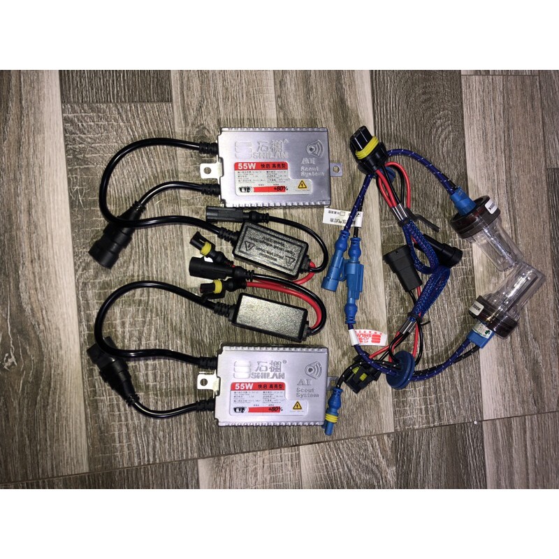 Bộ bóng đèn + ballast xenon H11 55w 5500k SHIPAN