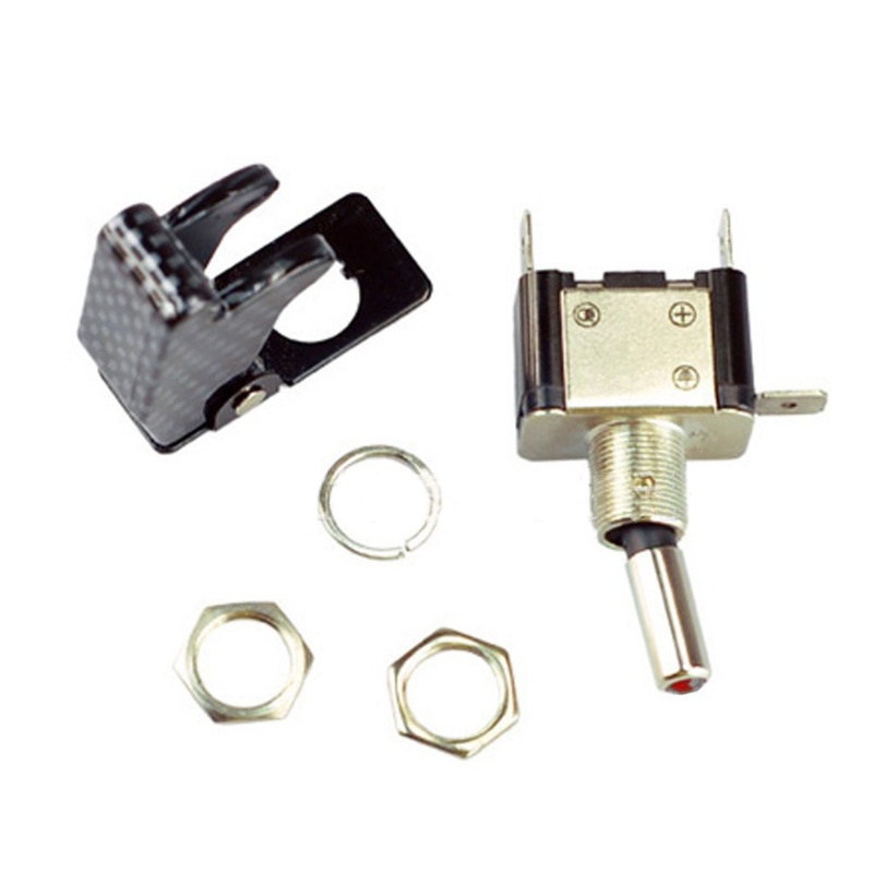 Công Tắc Bật / Tắt Có Đèn Led 12V Cho Xe Hơi / Tàu Thuyền / Xe Tải / Tàu Thuyền