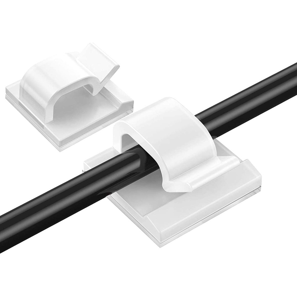 YIYU Giá Đỡ Kẹp Dây Cáp Tự Dính Trang Trí Ngoài Trời