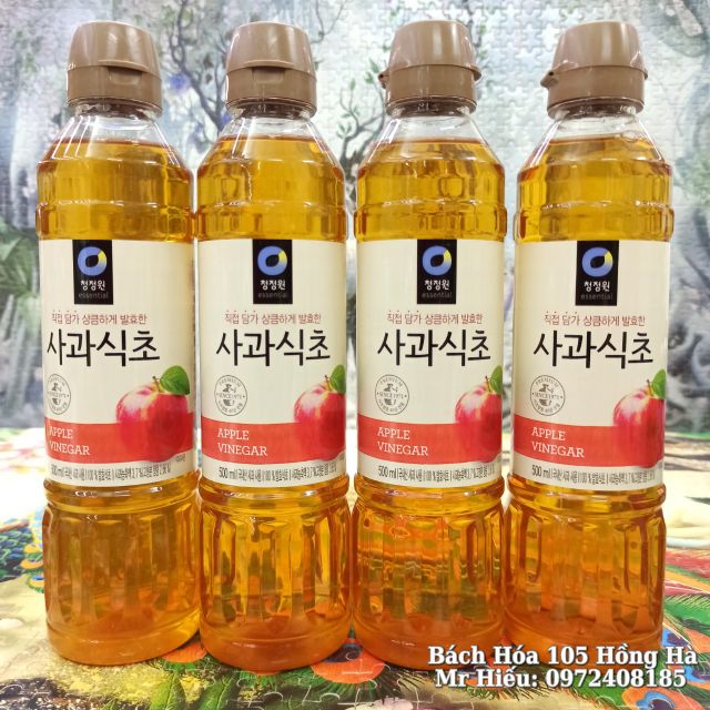 Dấm Táo Hàn Quốc 500ml