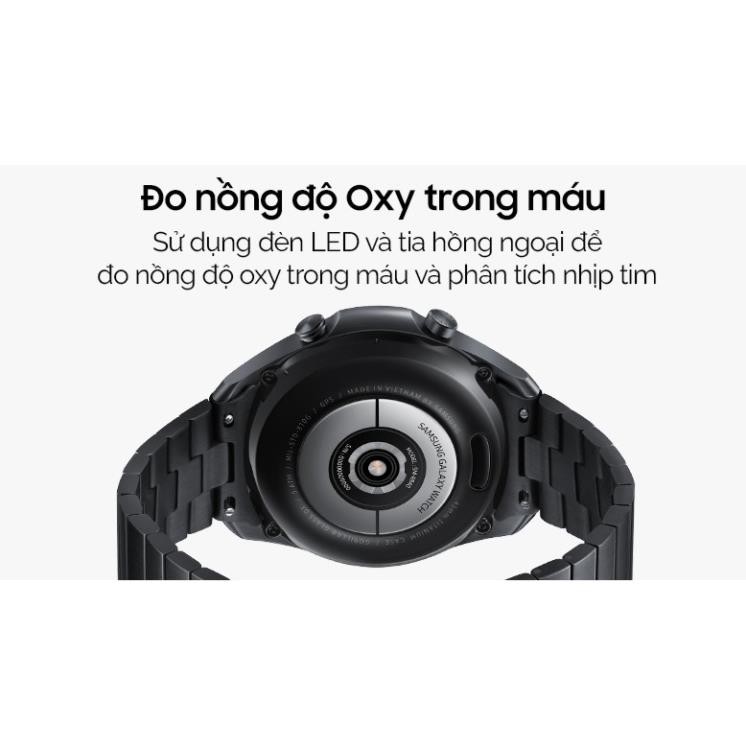 [Mã 44ELSALE1 giảm 5% đơn 3 Triệu] Đồng hồ thông minh Samsung Galaxy Watch 3 45mm Titanium - Chính hãng SSVN.