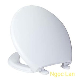 Nắp bồn cầu trắng phù hợp hầu hết các loại bồn cầu (xanh dương, xanh ngọc, ốc chân cầu , ốc nắp cầu) 40cmx35.5cmx2cm
