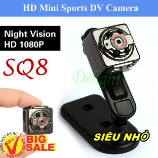 [SALE ĐỘC RẺ] Camera mini  siêu nhỏ SQ8 HD1080P [NANI]