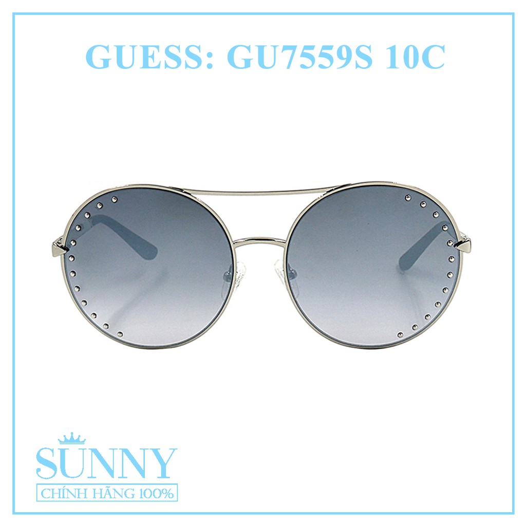 Kính mát thời trang Guess GU7559S nhiều màu chính hãng, thiết kế dễ đeo bảo vệ mắt