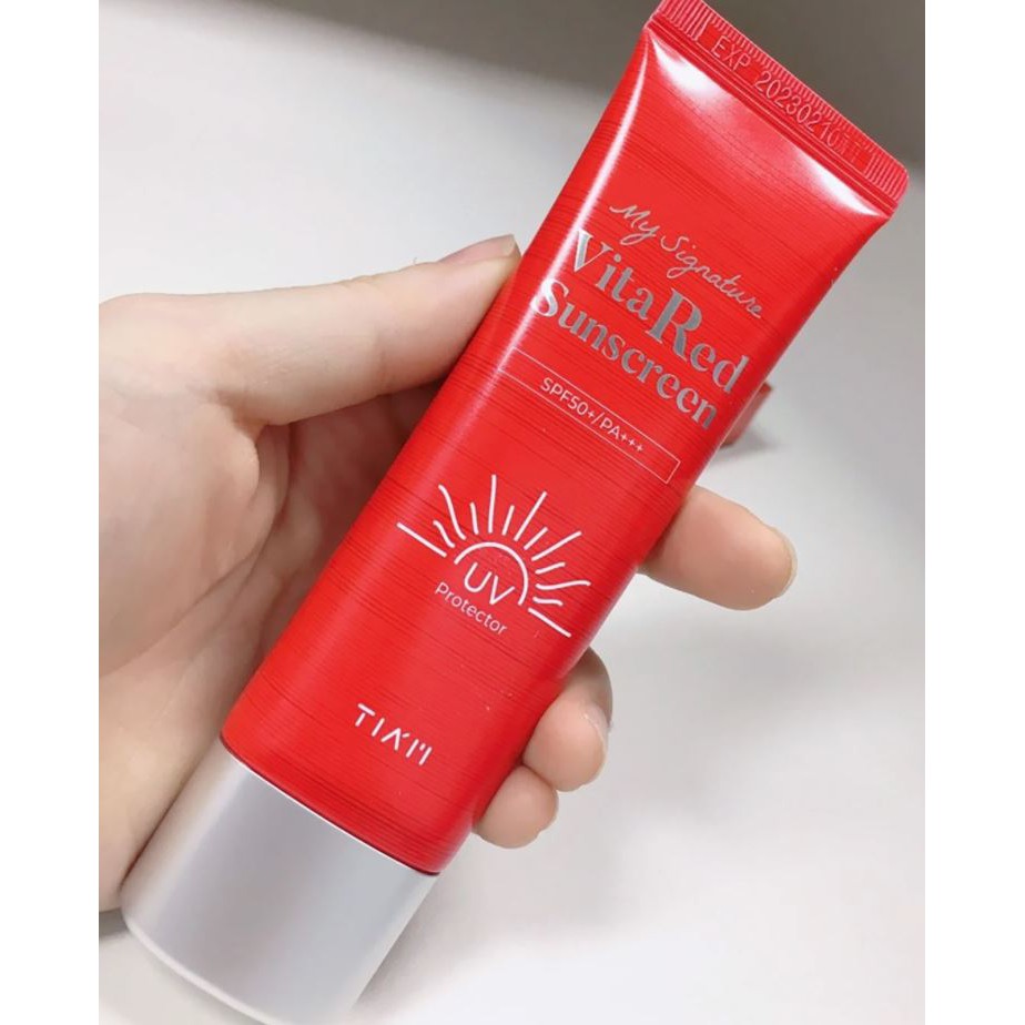 Kem chống nắng Tiam My Signature Vita Red Sunscreen 50ml