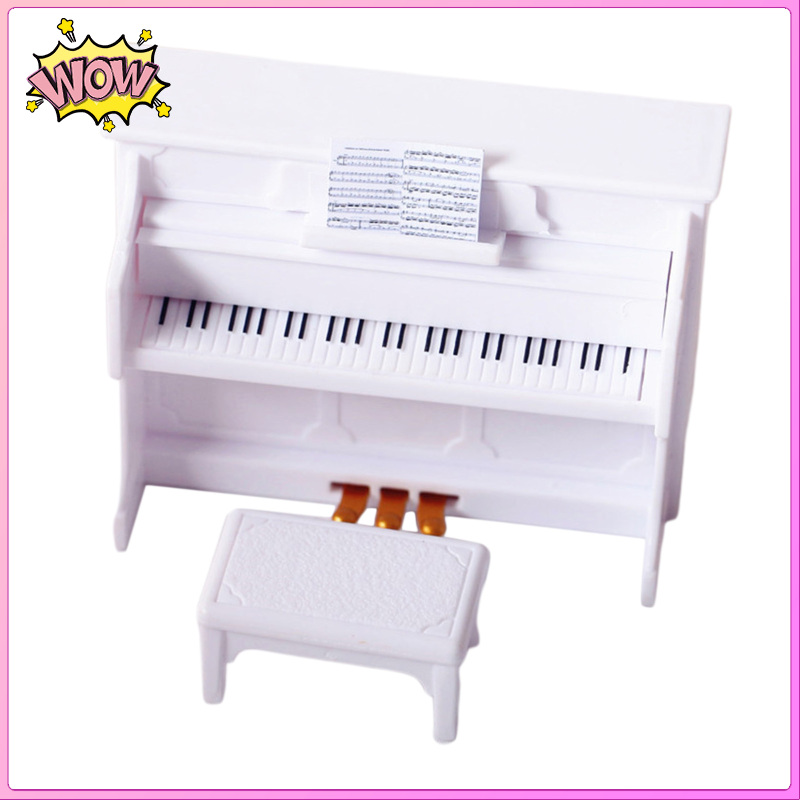 Đàn Piano Mini Tỉ Lệ 1 / 12 1 / 6 Trang Trí Nhà Búp Bê