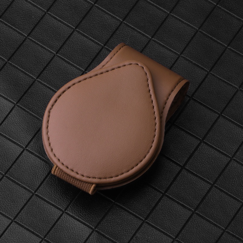 1Pcs Auto Sonnenblende Brille Halter / Leder Multi-funktion Bill Karte Halter Neue Sonnenbrille Box / Auto Sonnenbrille Halter