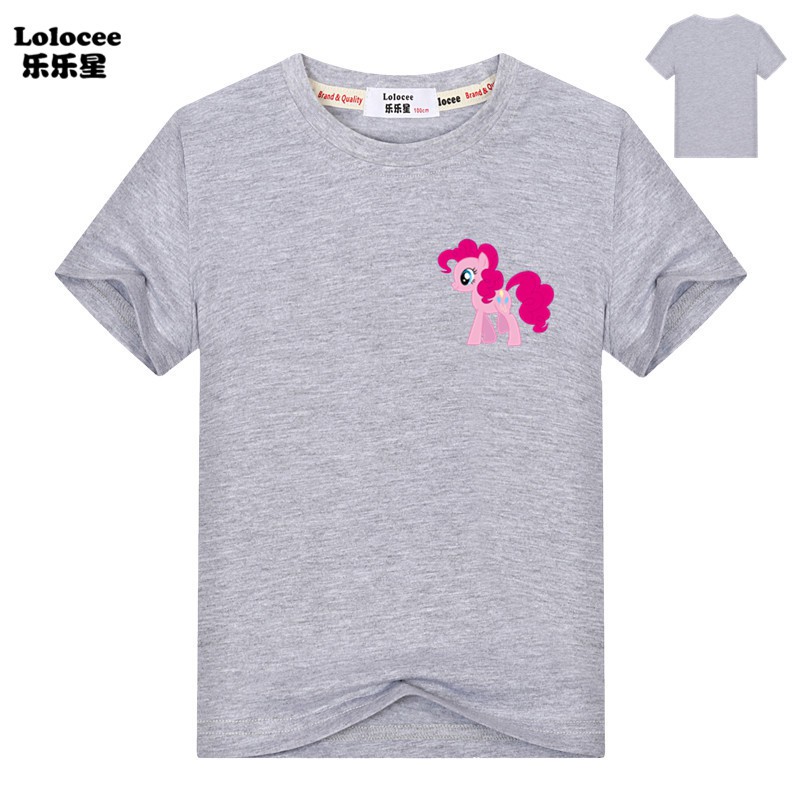 MY LITTLE PONY Áo Thun Tay Ngắn In Hình Ngựa Con Cho Bé Gái