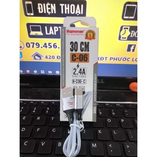 CÁP SẠC NHANH HAMMER 30CM - C06