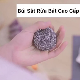 Miếng Sắt cọ xoong - nồi nhà bếp dạng búi sắt rửa bát đa năng