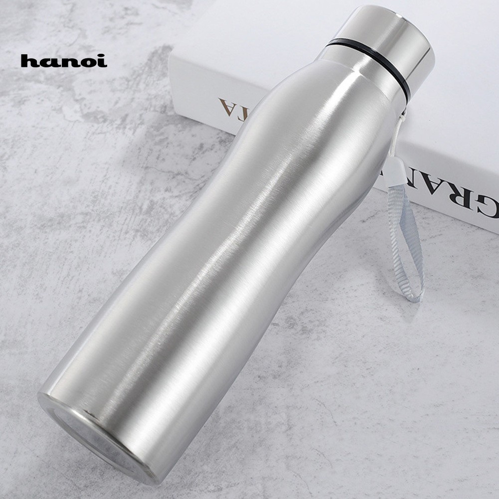 Bình Đựng Nước 750ml Bằng Thép Không Gỉ Thiết Kế Nhỏ Gọn Tiện Dụng