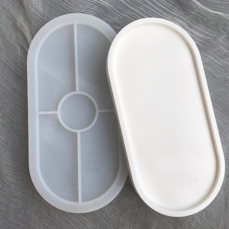 Khuôn Làm Trang Sức Nhẫn Hình Oval Bằng Nhựa Tiện Dụng