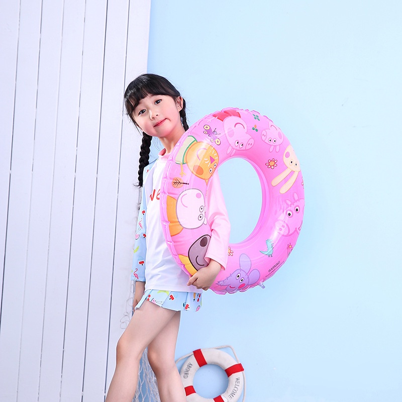 Phao Bơi Tròn Cho Bé Trai, Bé Gái Hình Heo Peppa