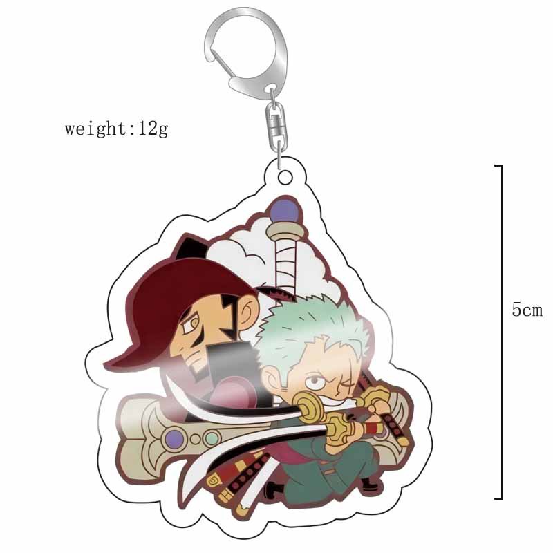 Móc Khóa Nhựa Acrylic Hình Nhân Vật Luffy Chopper Nami Trong Phim Hoạt Hình ONE PIECE